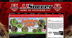 Desktop Screenshot of jjsoccer.ca